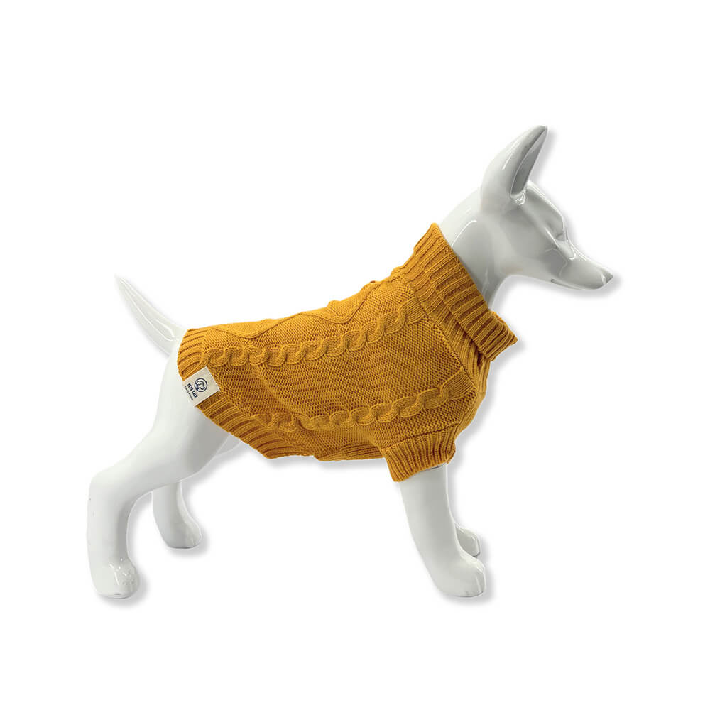 Iropaws Cable Knit Dog Sweater - Warm and Stylish for Large Breeds 3
