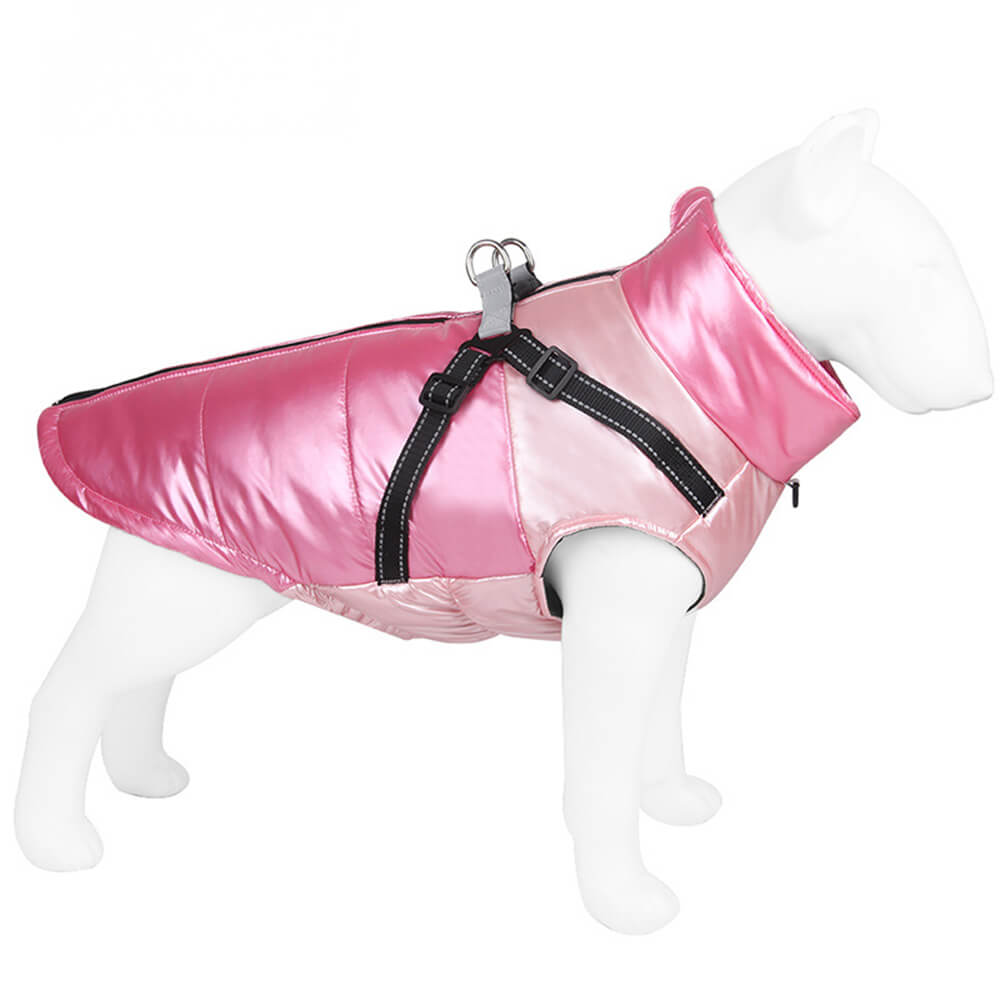 Iropaws Chic Reflective Waterproof Safety Adjustable Fit Warm Dog Jacket 11