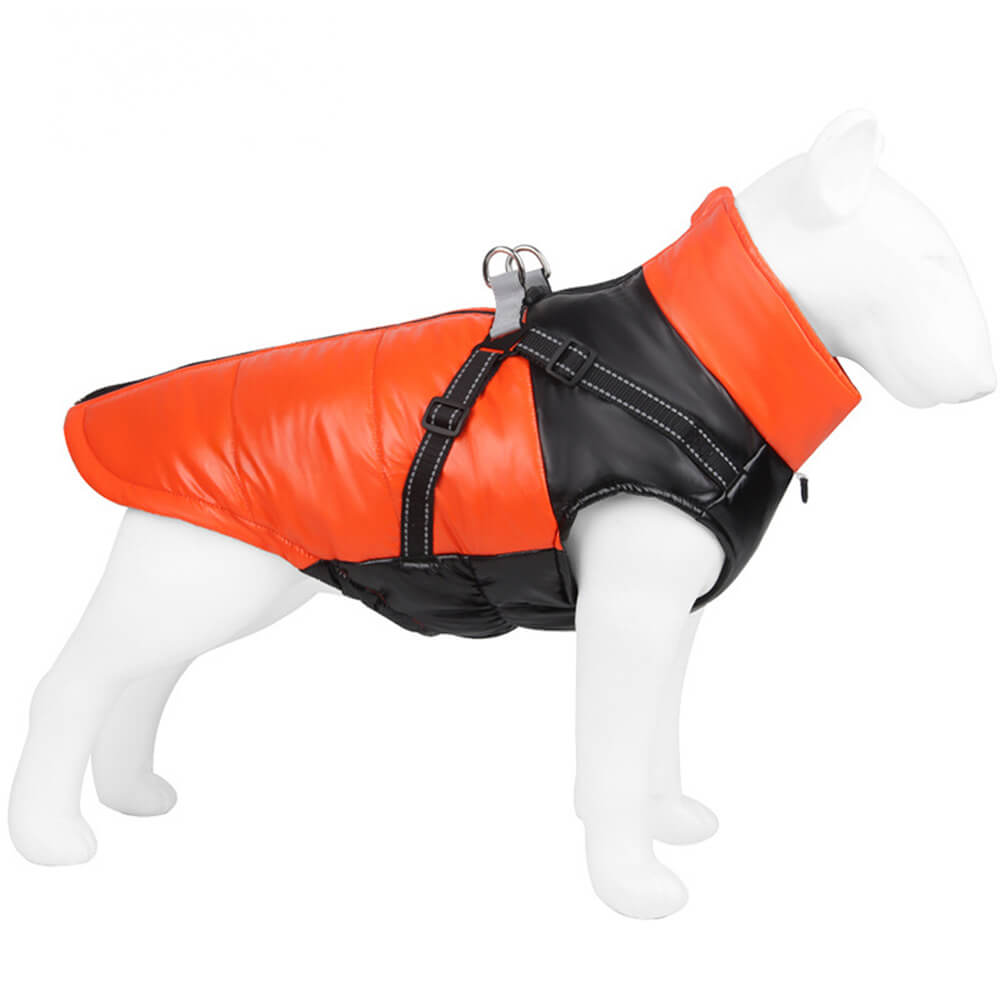 Iropaws Chic Reflective Waterproof Safety Adjustable Fit Warm Dog Jacket 12