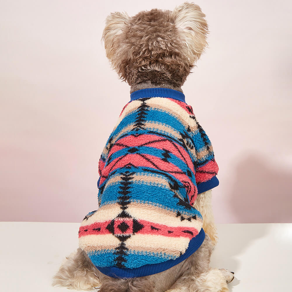 Iropaws Colorful Striped Dog Sweater - Cozy & Fashionable Winter Wear 2