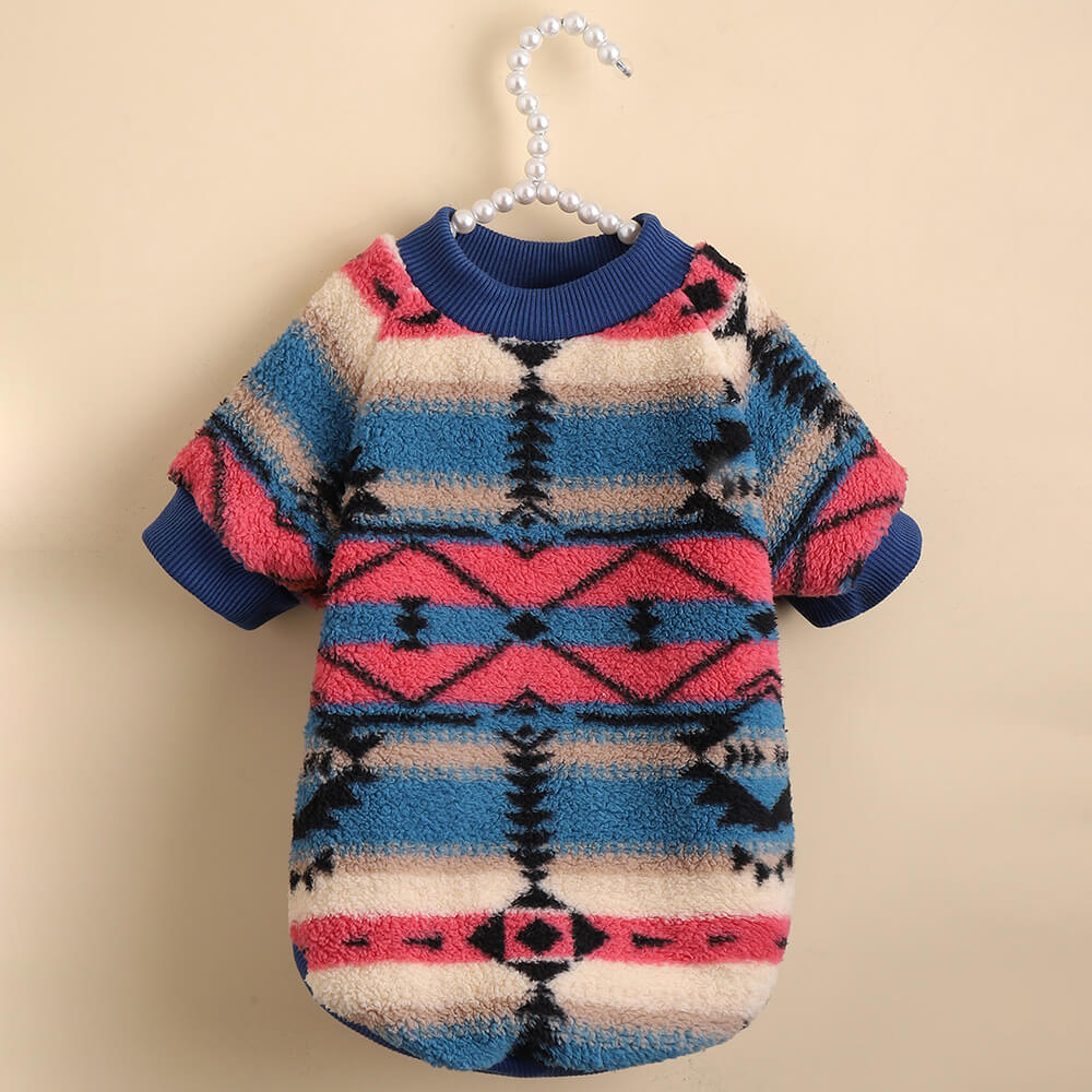 Iropaws Colorful Striped Dog Sweater - Cozy & Fashionable Winter Wear 4
