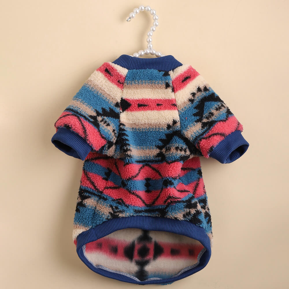 Iropaws Colorful Striped Dog Sweater - Cozy & Fashionable Winter Wear 5