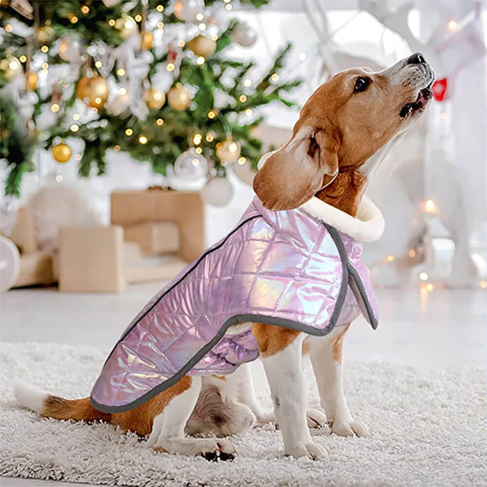 Iropaws Dazzling Colorful Waterproof Reflective Warm Dog Jacket 5
