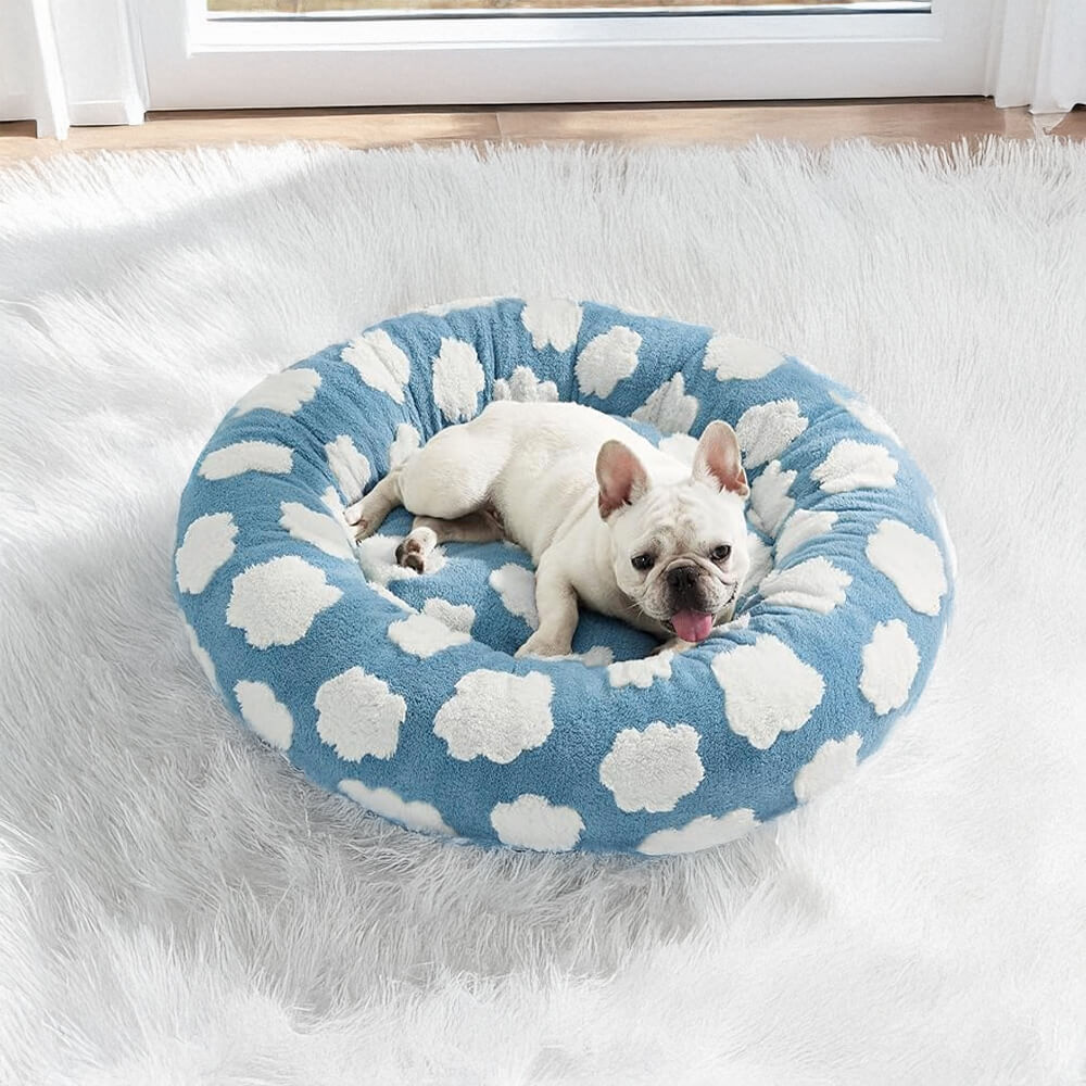 Iropaws Elegance Floral Checkerboard Orthopedic Warm Washable Dog & Cat Ded 5