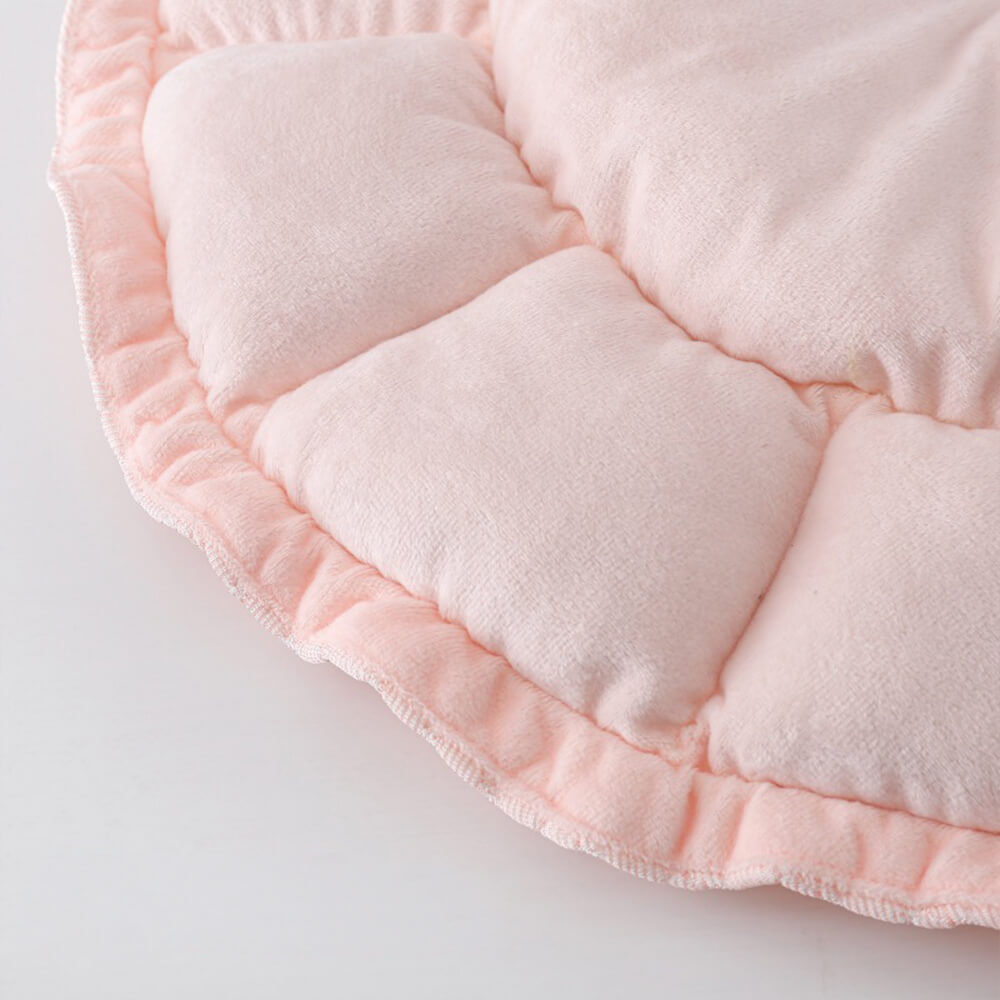Iropaws Floral Ruffled Cooling Double-Sided Versatile Dog & Cat Bed 6