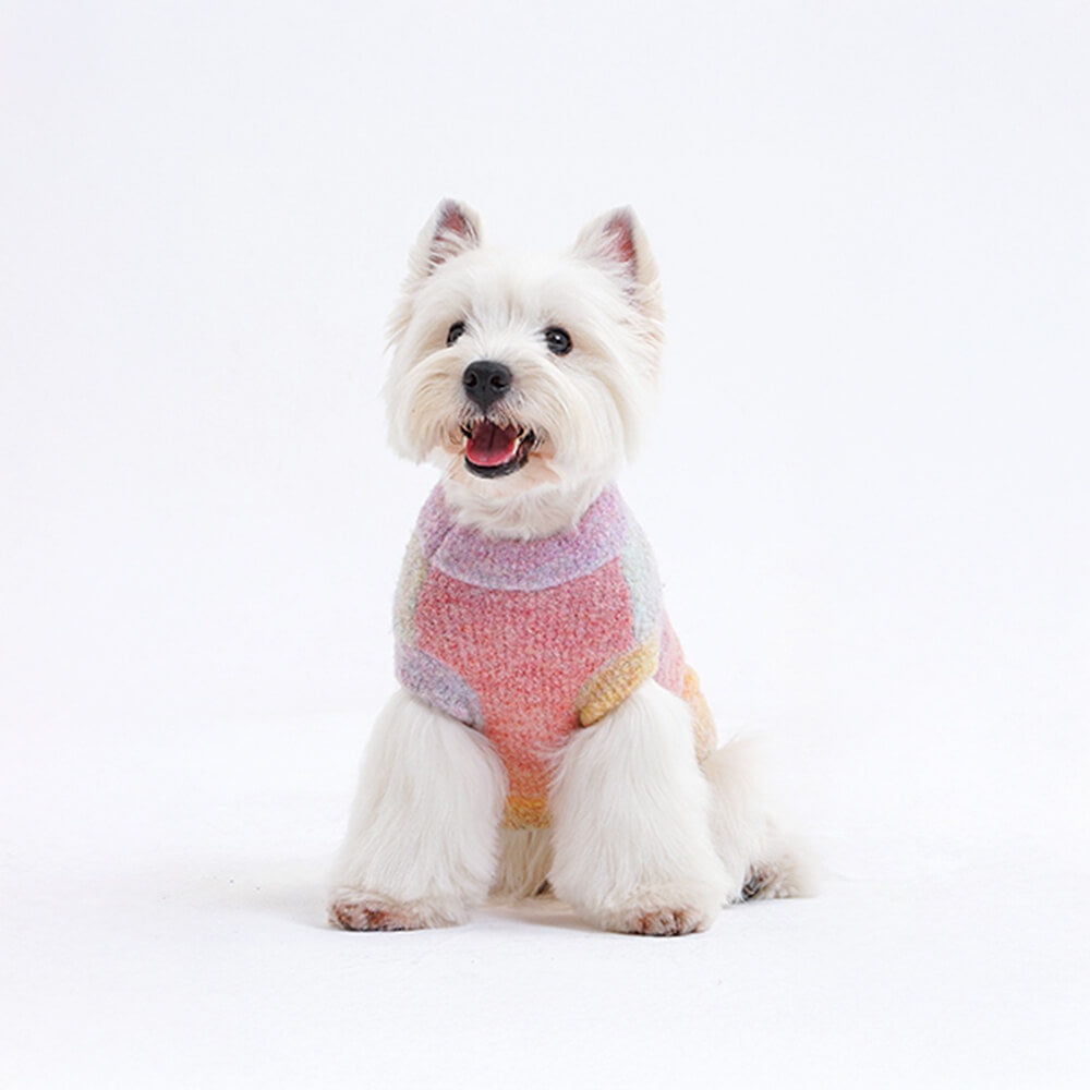 Iropaws Gradient Fleece Dog Sweater - Soft and Anti-Static for Winter Warmth 6
