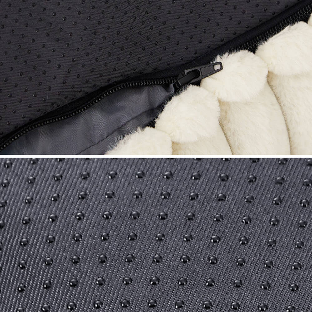 Iropaws Luxurious Faux Rabbit Fur Supportive Lounge Dog & Cat Soft Bed 6
