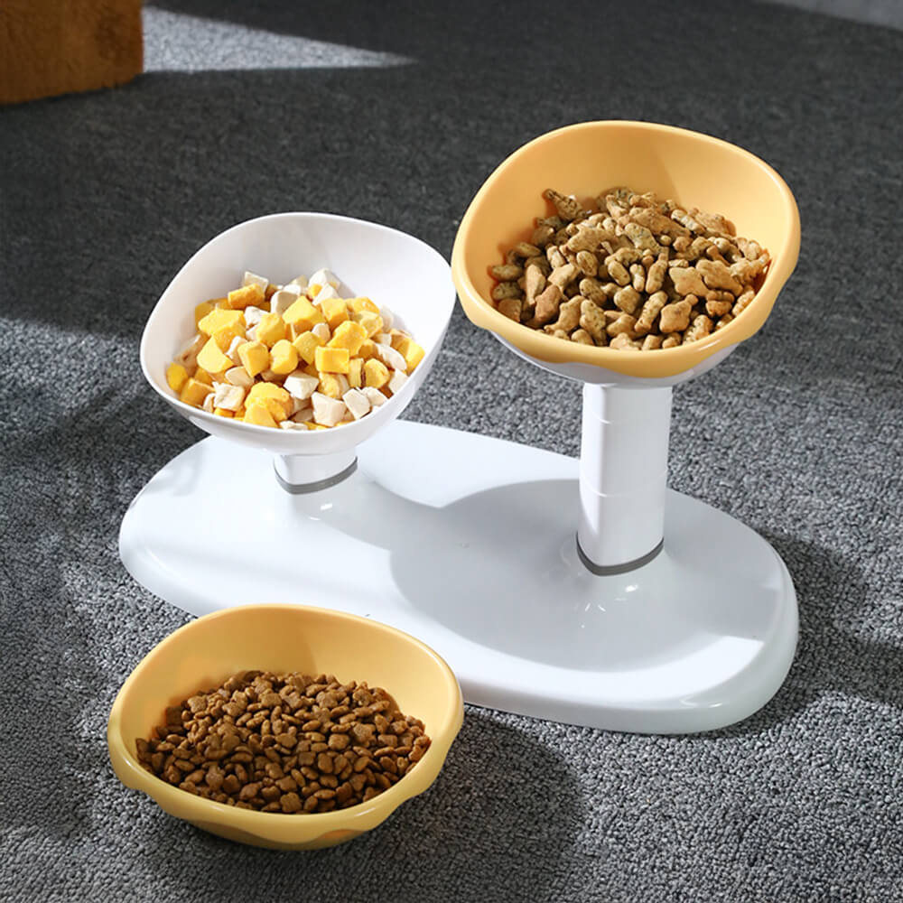 Iropaws Multifunctional Adjustable Neck Protection Double Pet Bowl 2