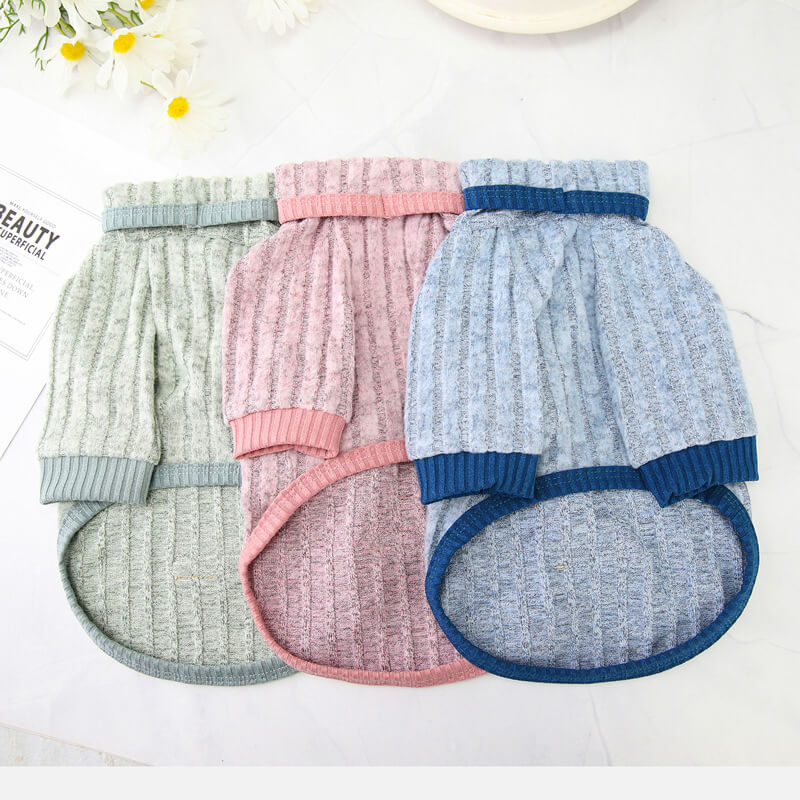 Iropaws Ribbed Knit Dog Sweater - Cozy and Stylish for Cooler Weather 2