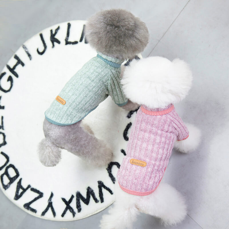 Iropaws Ribbed Knit Dog Sweater - Cozy and Stylish for Cooler Weather 4