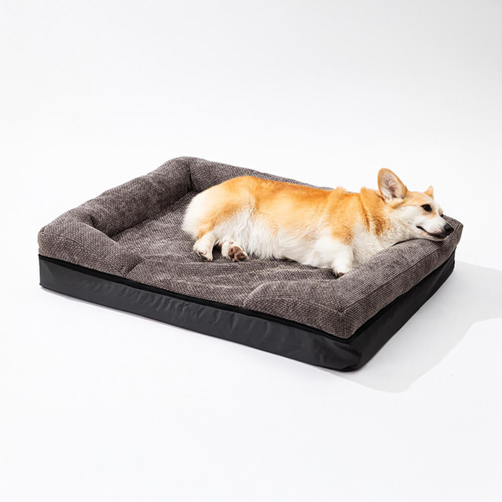 Iropaws Spacious Cozy Durable Orthopedic Washable Dog & Cat Bed 9