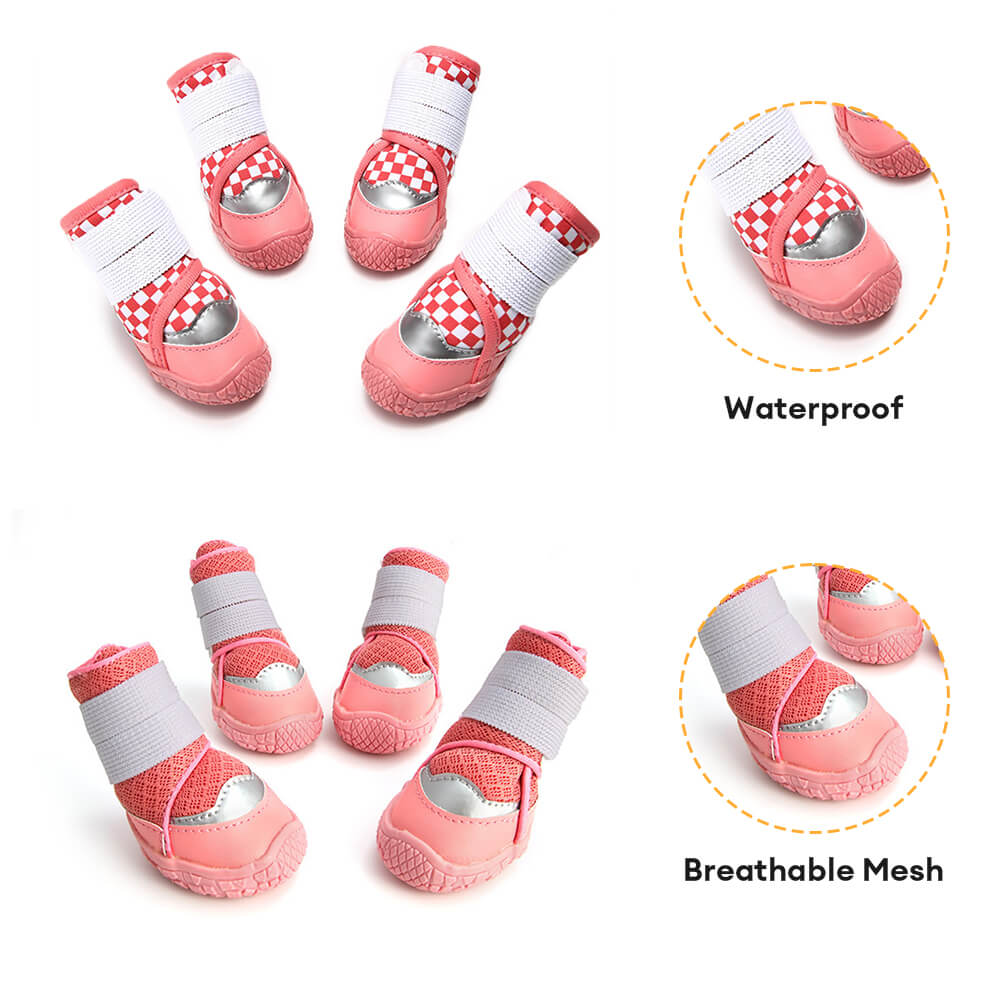 Iropaws Stylish Functional Breathable Mesh Non-Slip Paw Protector Dog Shoes 5