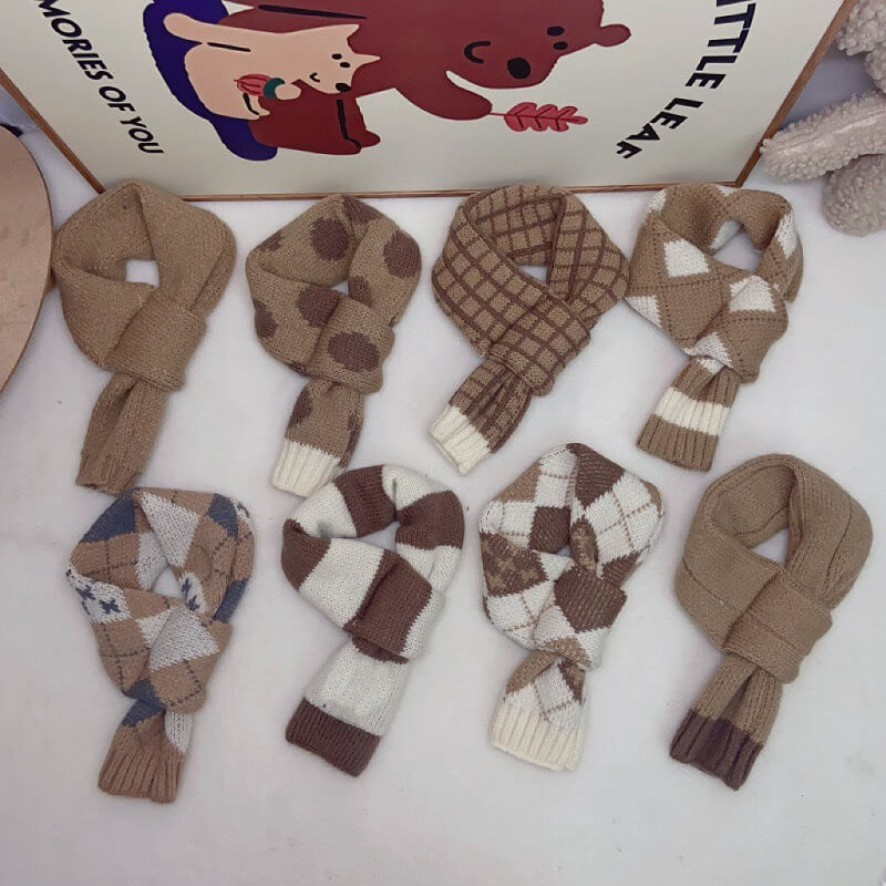 Iropaws Vintage-Style Knitted Warm Pet Scarf 9