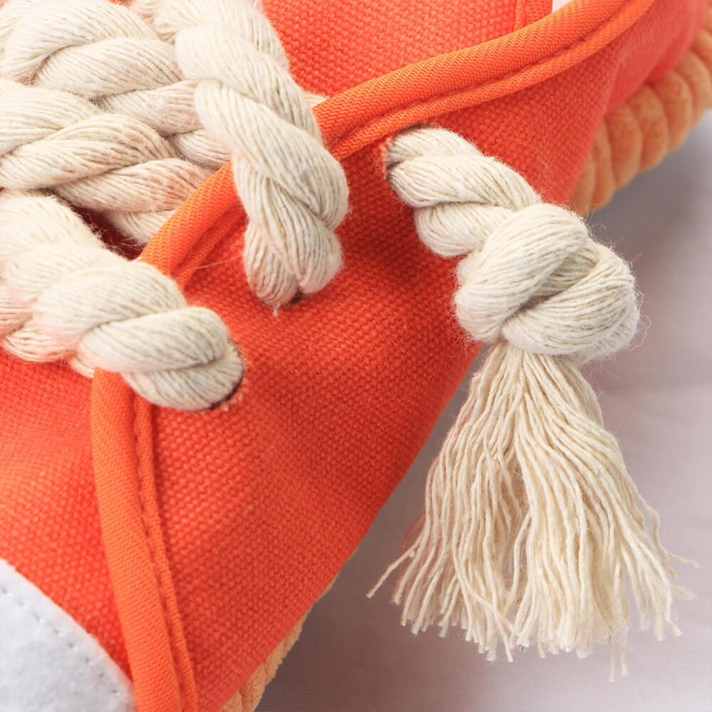 Colorful Shoes Durable Rope Chewing Interactive Dog Toy-4