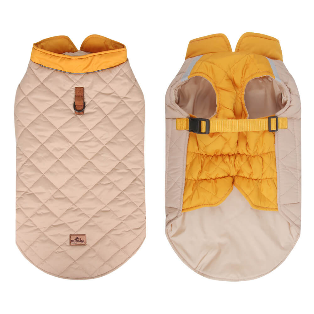 Iropaws Adjustable Quilted Dog Jacket - Warm and Safe for Winter Walks 4