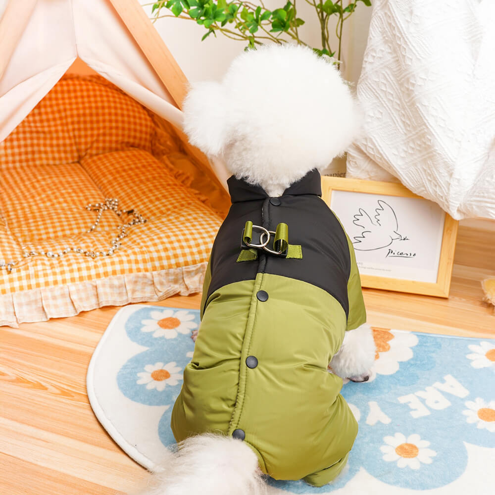 Iropaws Back-Opening Waterproof & Windproof Four-Legged Outdoor Dog Coat 7