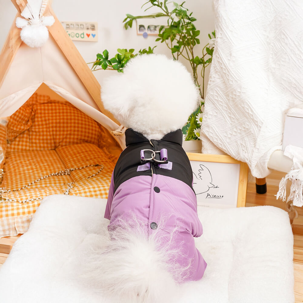 Iropaws Back-Opening Waterproof & Windproof Four-Legged Outdoor Dog Coat 9