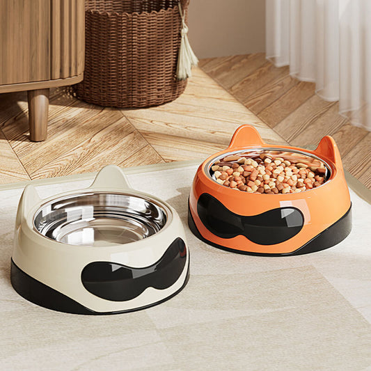 Iropaws Large Capacity Easy-Clean Pet Bowl with Stainless Steel 1