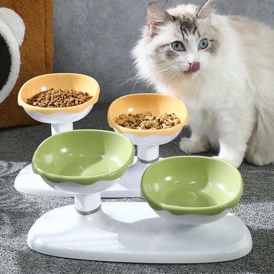 Iropaws Multifunctional Adjustable Neck Protection Double Pet Bowl 1
