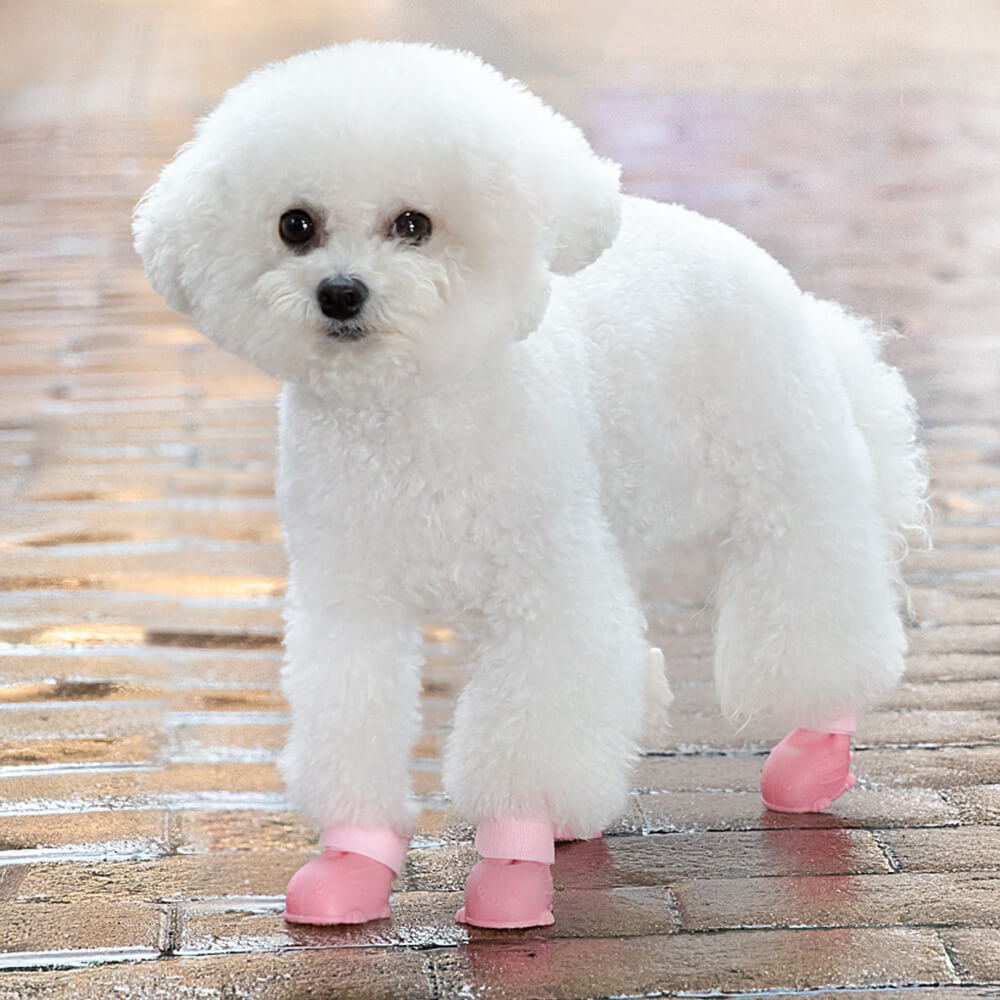 Iropaws Outdoor Soft Waterproof Lightweight Non-Slip Dog Rain Shoes 8