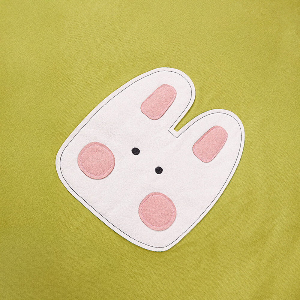Iropaws Playful Bear Face Ears Soft Plush Dog & Cat Mat 4