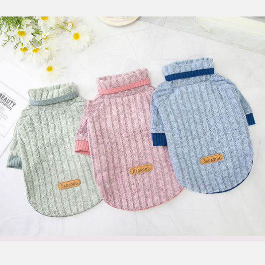 Iropaws Ribbed Knit Dog Sweater - Cozy and Stylish for Cooler Weather 1