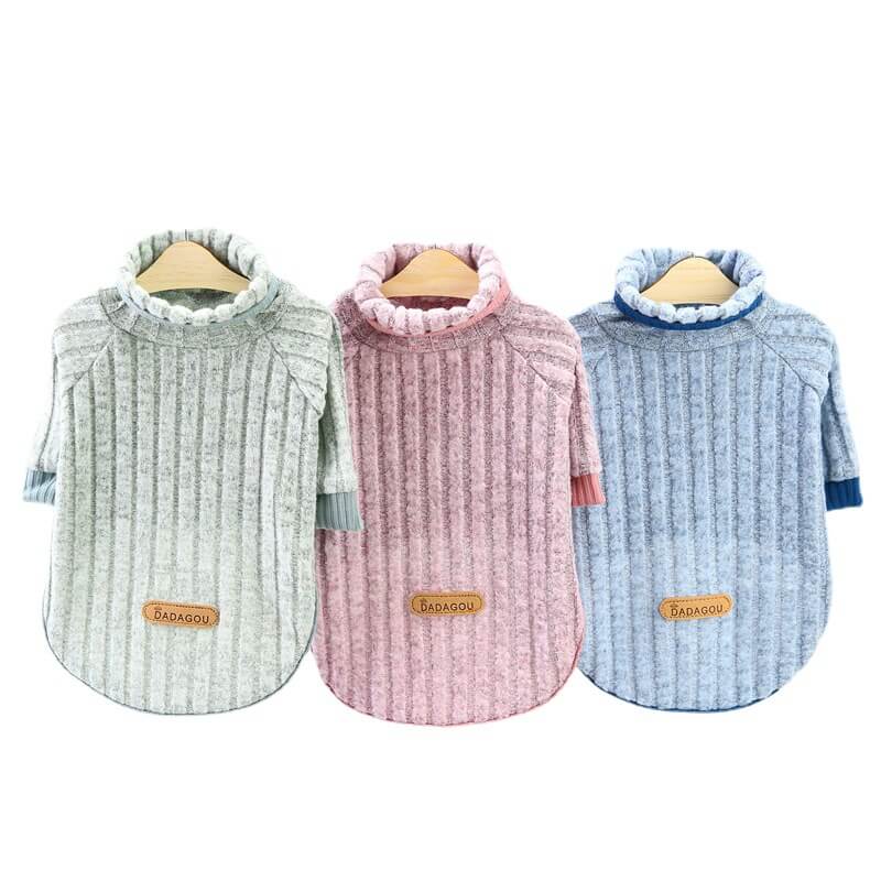 Iropaws Ribbed Knit Dog Sweater - Cozy and Stylish for Cooler Weather 6