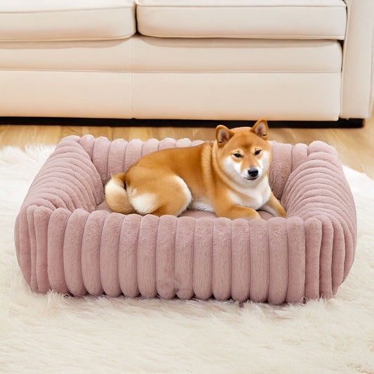 Iropaws Warmth Cozy Four-Sided Orthopedic Support Bolstered Dog & Cat Bed 1