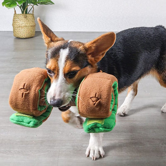 PuzzleFoodDispenserInteractiveDogDumbbellTreatToy-_6